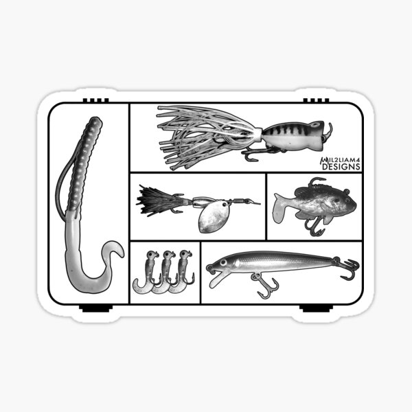 Zoom Bait Usa Tackle Box Lures Fishing Sticker Graphic Auto - Temu Australia