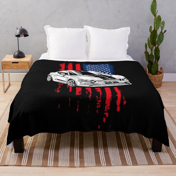 Item preview, Patriotic American Flag V8 Muscle Car Pony Mustang designed and sold by AutoDesignWerks.