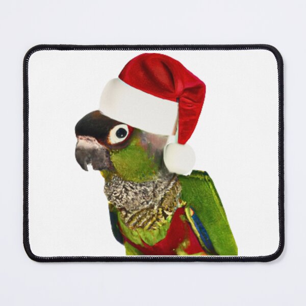 Item preview, Merry Christmas from Pet Bird | Green Cheek Conure Parrot | Parakeet | Pyrrhura designed and sold by TatianaLG.