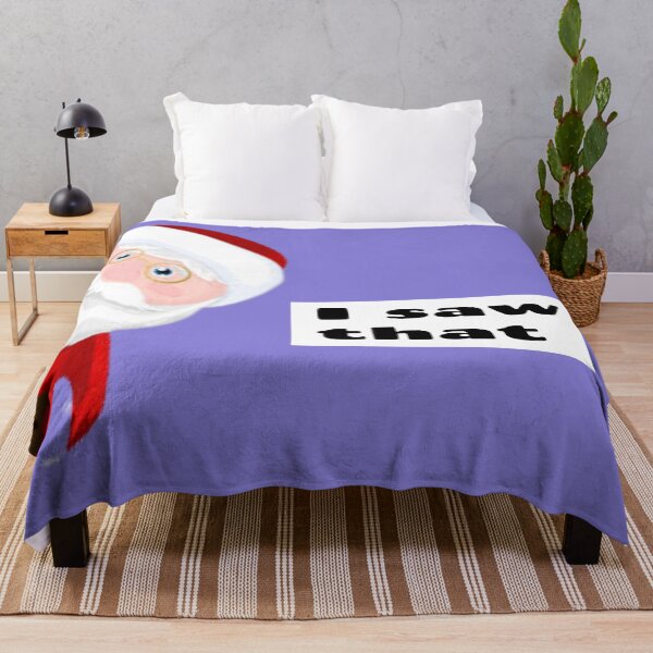 Item preview, Santa Claus Saw That Santa Claus Sticker designed and sold by Teetans.