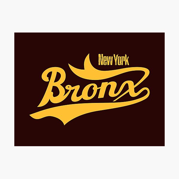 "New York Bronx, New York Bronx lettering, Bronx logo" Photographic