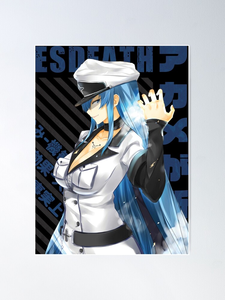 Esdeath - Cyberpunk - Akame ga kill Anime Girl Unisex AOP Cut