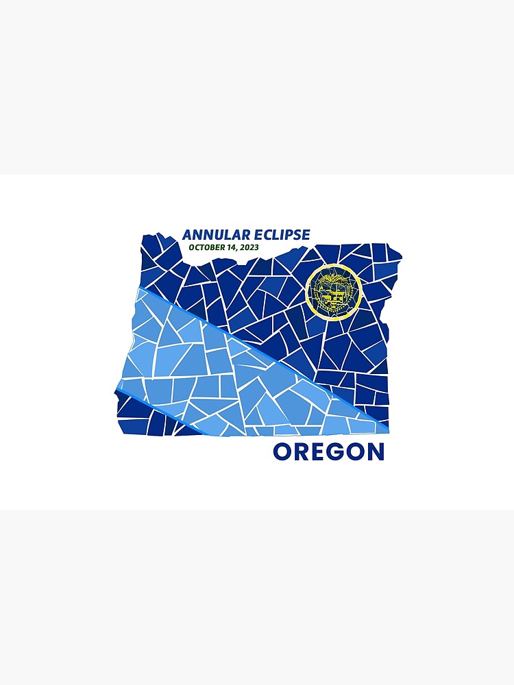 Thumbnail 4 of 4, Zipper Pouch, Oregon Annular Eclipse 2023 designed and sold by Eclipse2024.