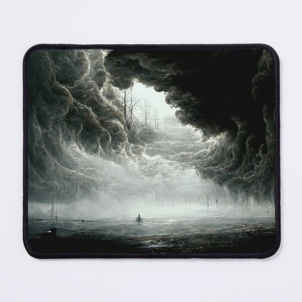 Item preview, A Stunning Visual of a Gloomy Stormy Dark Sky with Curling Clouds Above the Water!  designed and sold by Right Passage.
