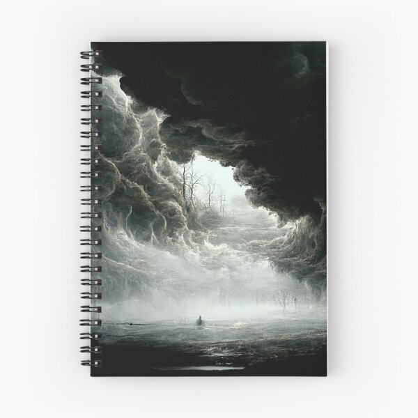 Item preview, A Stunning Visual of a Gloomy Stormy Dark Sky with Curling Clouds Above the Water!  designed and sold by Right Passage.
