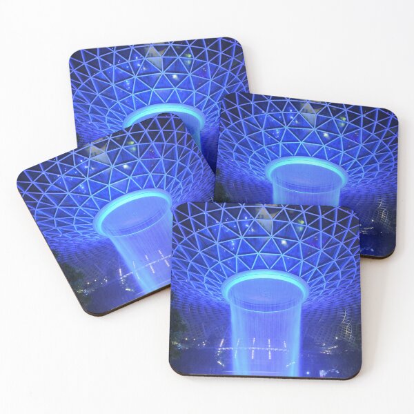 Item preview, Jewel Waterfall at Singapore at night designed and sold by mark-taylor.