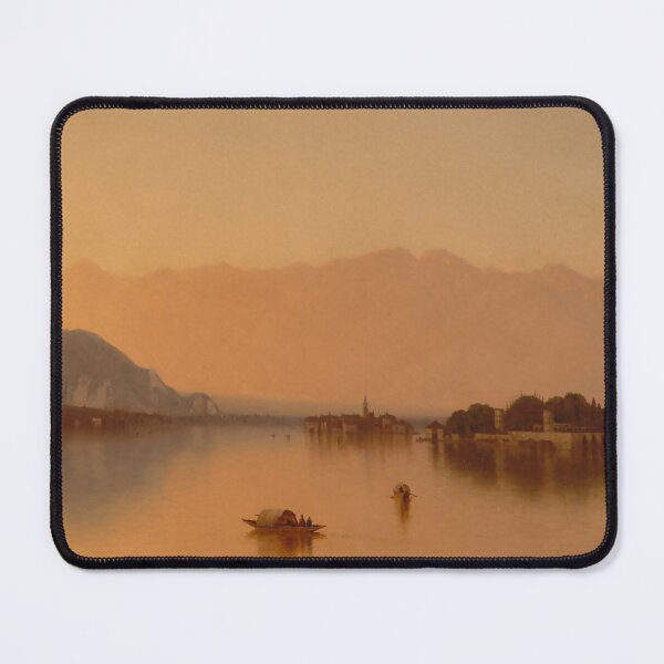 Item preview, Sunset painting, Sunset Artwork,Isola Bella in Lago Maggiore designed and sold by danaJG.