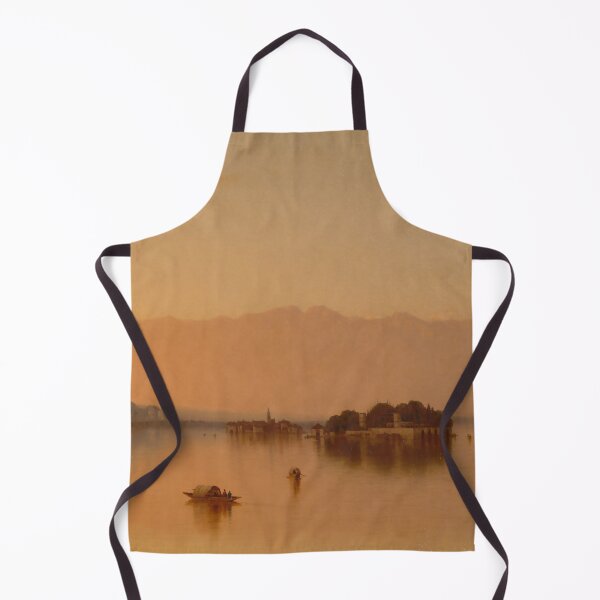 Item preview, Sunset painting, Sunset Artwork,Isola Bella in Lago Maggiore designed and sold by danaJG.
