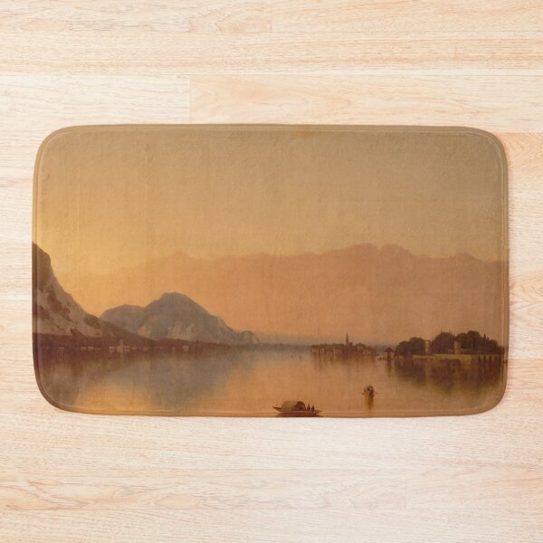 Item preview, Sunset painting, Sunset Artwork,Isola Bella in Lago Maggiore designed and sold by danaJG.