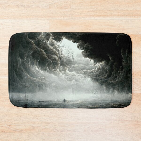 Item preview, A Stunning Visual of a Gloomy Stormy Dark Sky with Curling Clouds Above the Water!  designed and sold by Right Passage.
