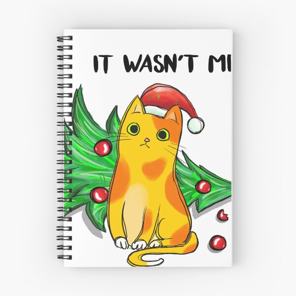 Item preview, It wasn't me cat christmas tree designed and sold by NanLeArt.