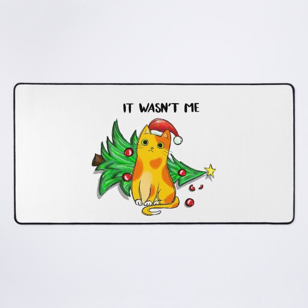Item preview, It wasn't me cat christmas tree designed and sold by NanLeArt.