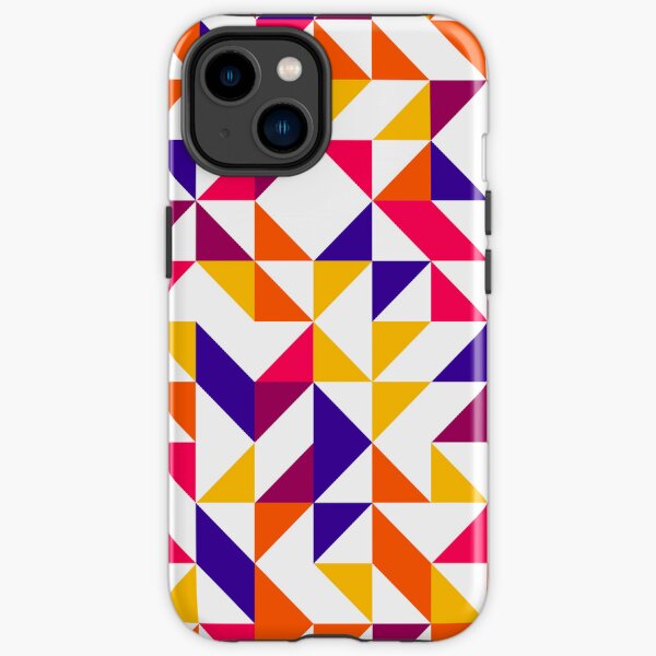 Popular Geometric Colourful Triangle Pattern iPhone Tough Case