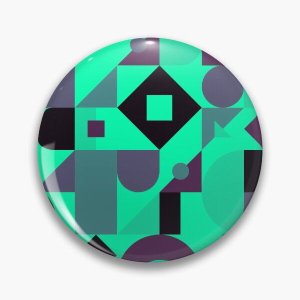Item preview, Geometrical Beautiful Abstract Modern Pattern Medium Spring Green Luminous Bright Electric Fluorescent Neon Green Color designed and sold by ChaimaaKr.
