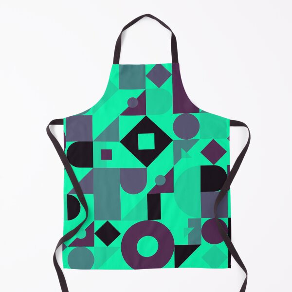 Item preview, Geometrical Beautiful Abstract Modern Pattern Medium Spring Green Luminous Bright Electric Fluorescent Neon Green Color designed and sold by ChaimaaKr.