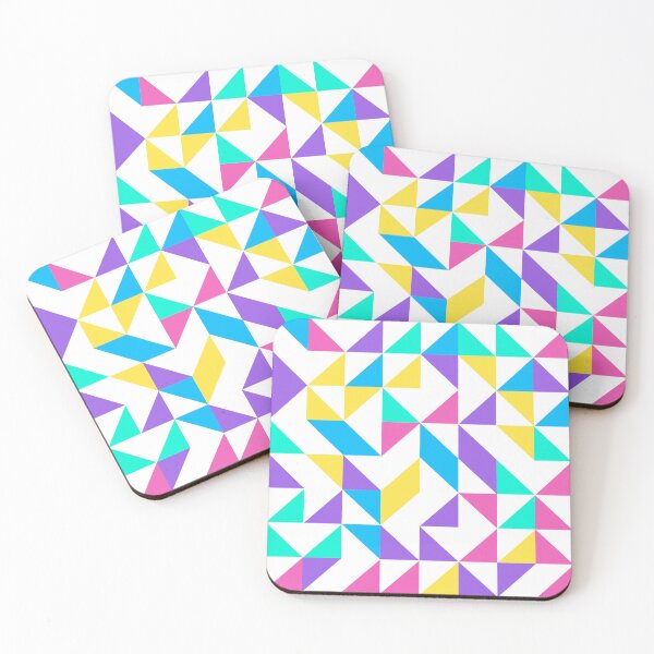 Item preview, Trendy Geometric Colourful Triangle Pattern designed and sold by Trendy-Now.