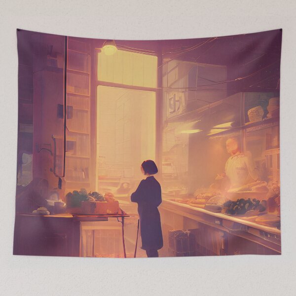 Item preview, Homey Pastry Shop designed and sold by AbstractlyArt.