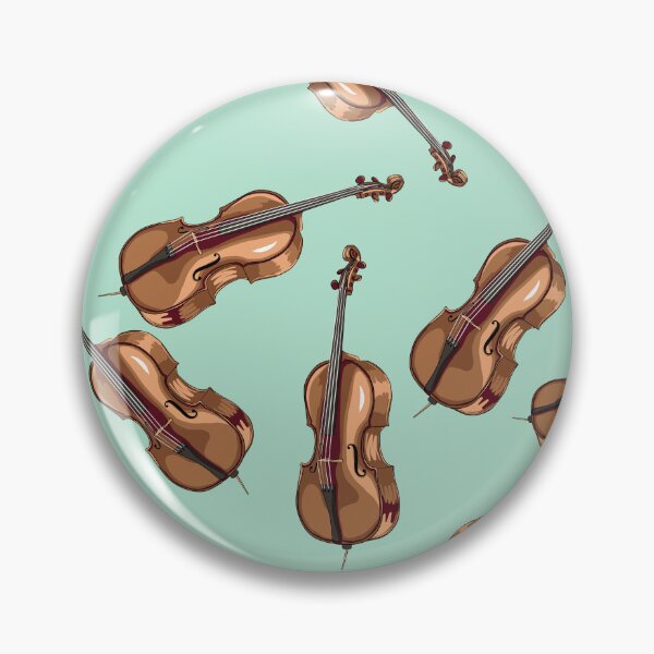 Item preview, Patrón de instrumento musical de violonchelo en color menta designed and sold by jasmijndeklerk.