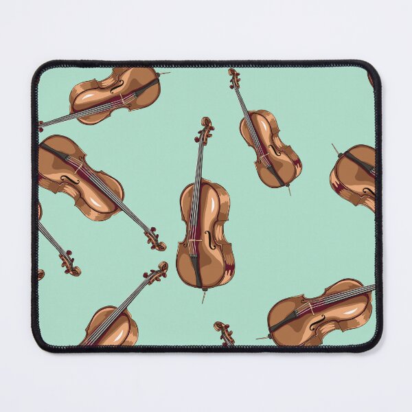 Item preview, Cello Musical Instrument Pattern Mint designed and sold by jasmijndeklerk.
