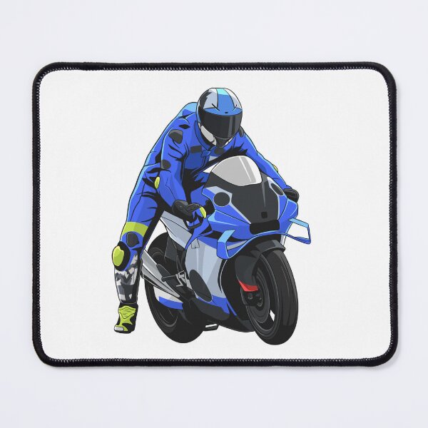 Aperçu de l'œuvre Style réaliste MotoGP Suzuki créée et vendue par MotorcycleLove.