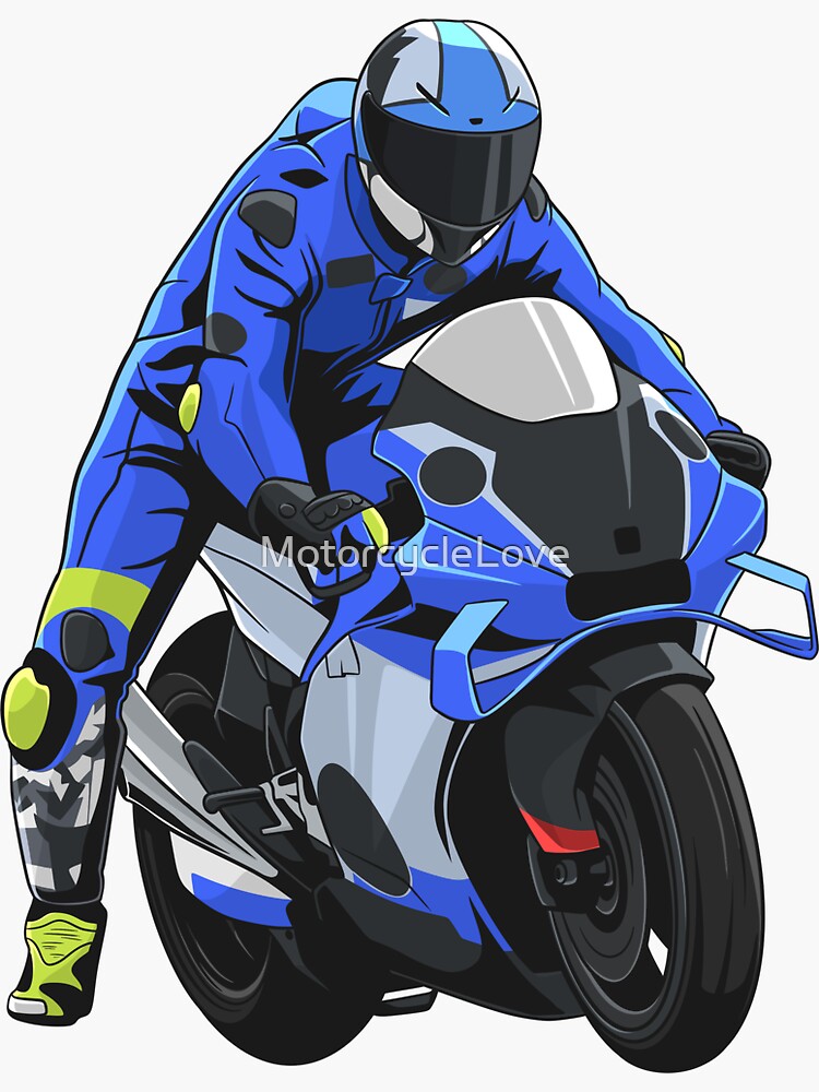 MotoGP Suzuki realistic style Sticker by MotorcycleLove