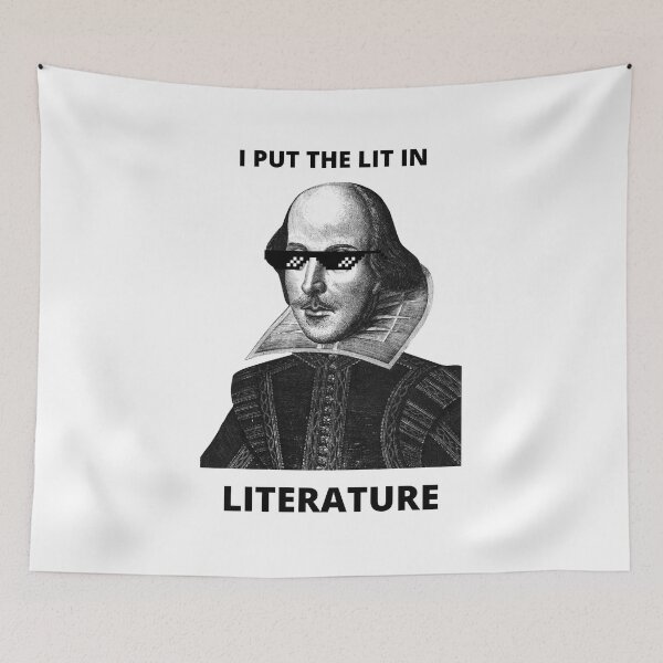 Item preview, I Put The Lit In Literature / Funny Bookworm Gift designed and sold by NerdyFancies.