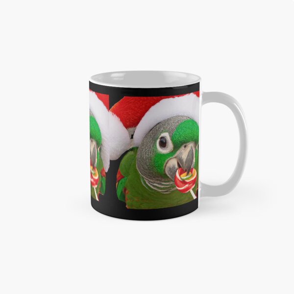 Item preview, Merry Christmas from Pet Bird | Green Cheek Conure Parrot | Parakeet | Pyrrhura designed and sold by TatianaLG.