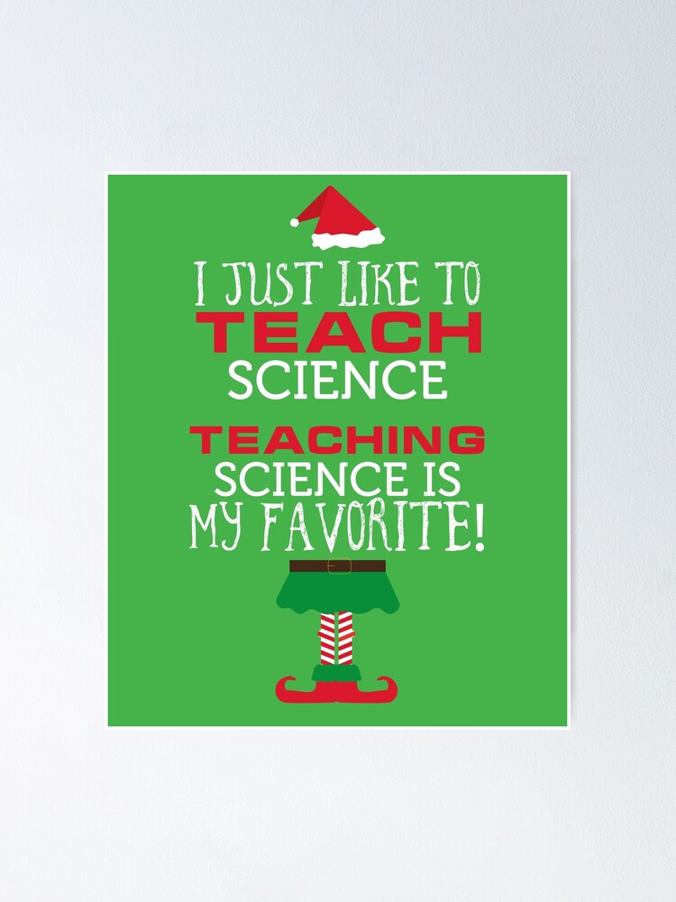 Funny Christmas Science Teacher