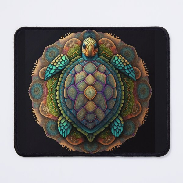 Item preview, Beautiful mandala of psychedelic turtle designed and sold by Victorsju.