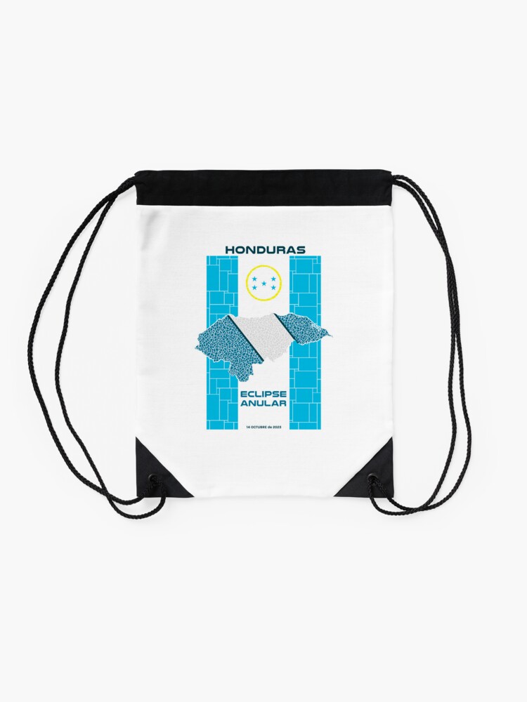 Thumbnail 2 of 3, Drawstring Bag, Honduras Annular Eclipse 2023 designed and sold by Eclipse2024.