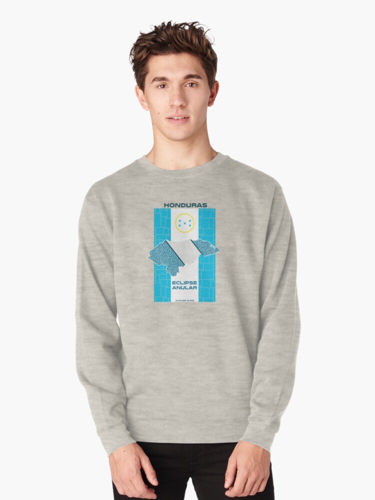 Thumbnail 1 of 5, Pullover Sweatshirt, Honduras Annular Eclipse 2023 designed and sold by Eclipse2024.