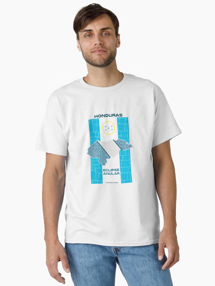 Thumbnail 1 of 7, Classic T-Shirt, Honduras Annular Eclipse 2023 designed and sold by Eclipse2024.