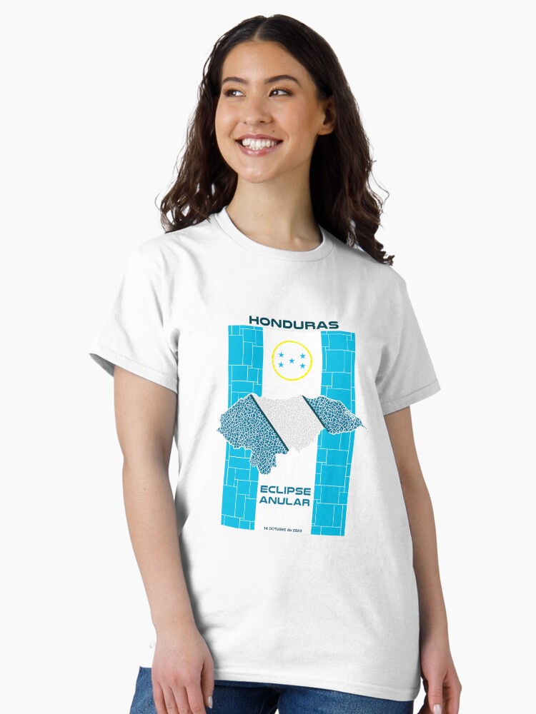 Thumbnail 2 of 7, Classic T-Shirt, Honduras Annular Eclipse 2023 designed and sold by Eclipse2024.