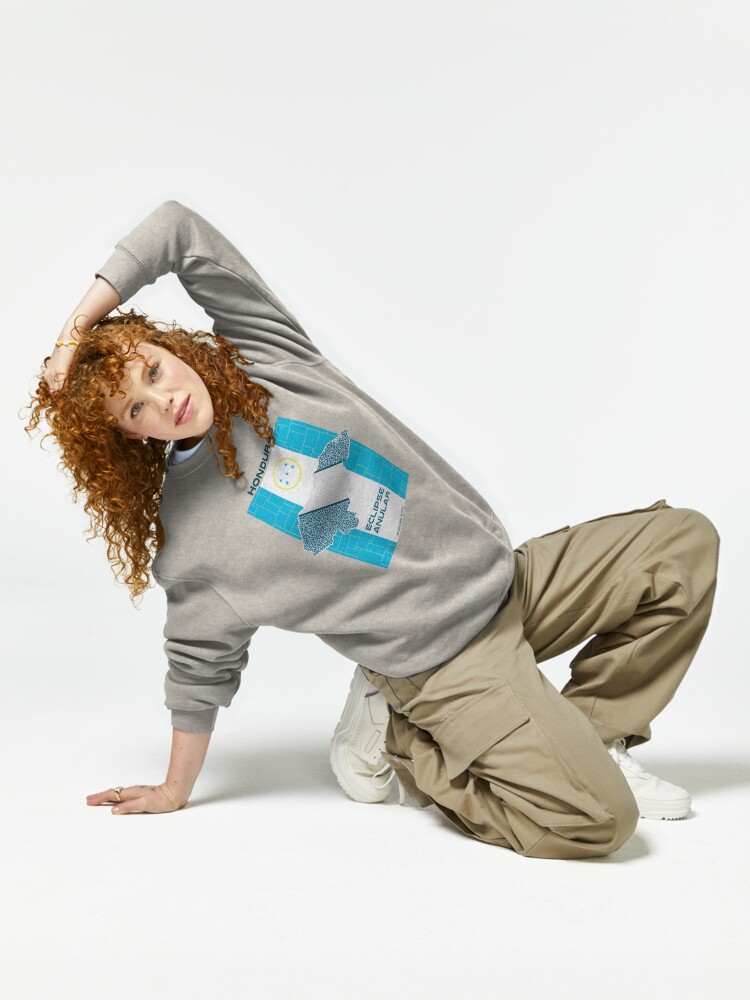 Thumbnail 6 of 7, Pullover Sweatshirt, Honduras Annular Eclipse 2023 designed and sold by Eclipse2024.