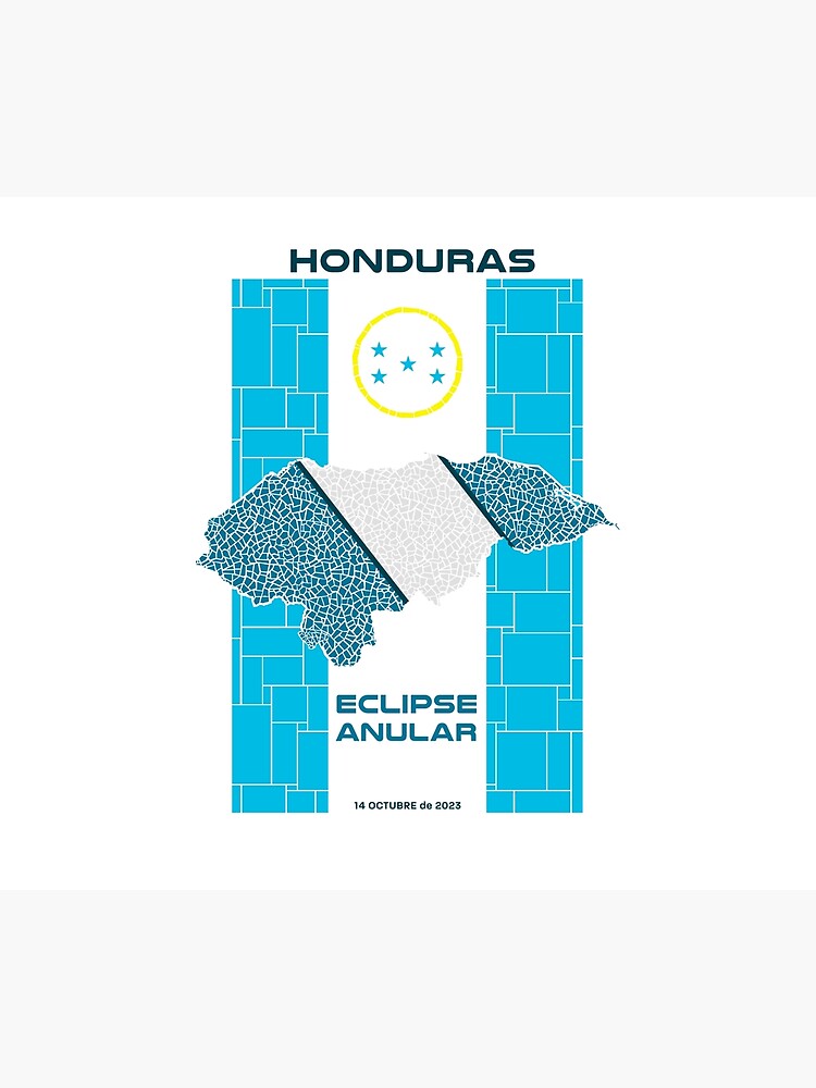 Thumbnail 5 of 5, Shower Curtain, Honduras Annular Eclipse 2023 designed and sold by Eclipse2024.