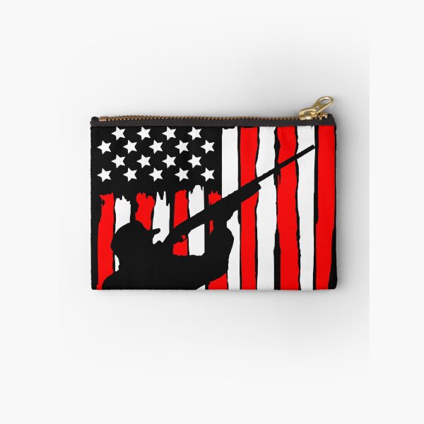 Item preview, Duck Hunt Rifle Flag Hunting Deer Amendment Patriotic Gun Rights Usa Patriotic Gun Rights designed and sold by henrydy.