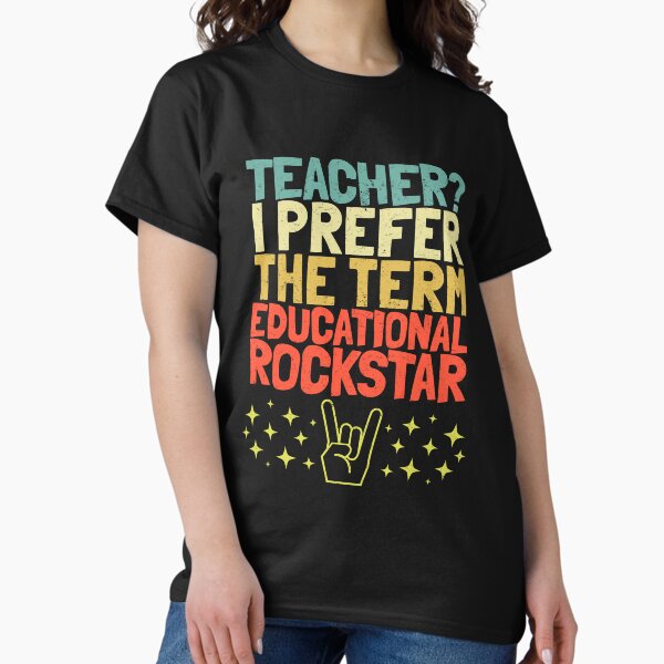 Item preview, Teacher? I prefer the term Educational Rockstar designed and sold by knightsydesign.