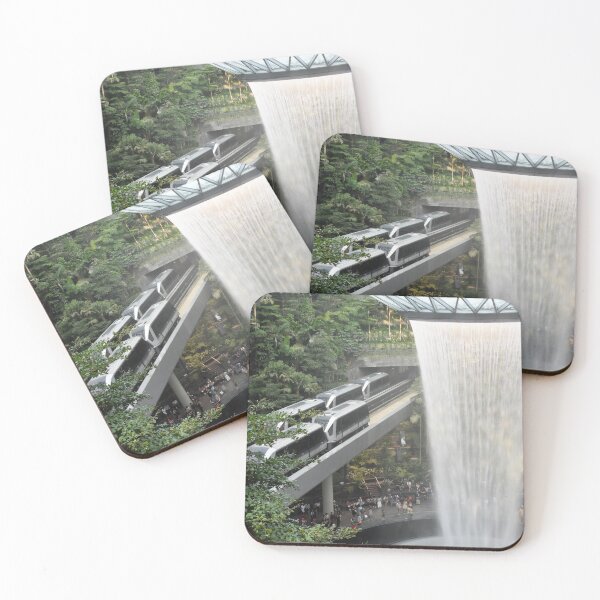 Item preview, Jewel Waterfall at Singapore Changi airport aerial view designed and sold by mark-taylor.