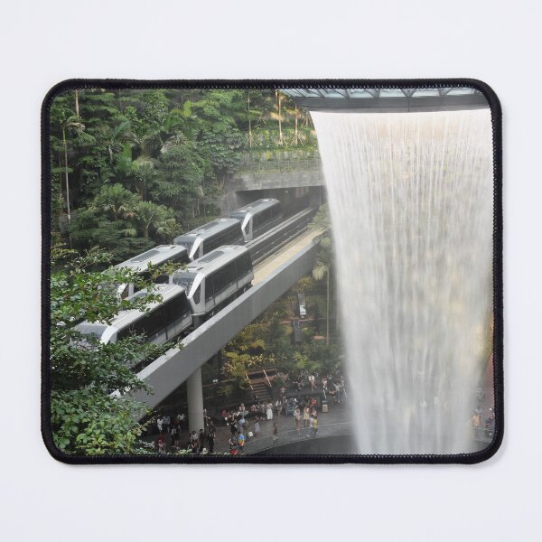 Item preview, Jewel Waterfall at Singapore Changi airport aerial view designed and sold by mark-taylor.
