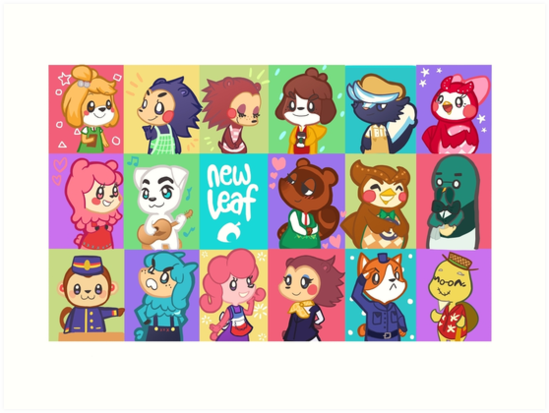 "Animal Crossing: New Leaf" Art Prints by honeytiger | Redbubble