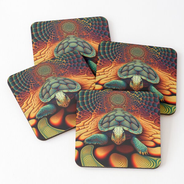 Item preview, Beautiful psychedelic turtle designed and sold by Victorsju.