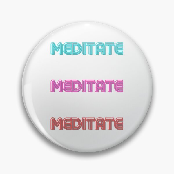 Item preview, Meditate Three Colors Blue, Pink and Red designed and sold by YenaRay.