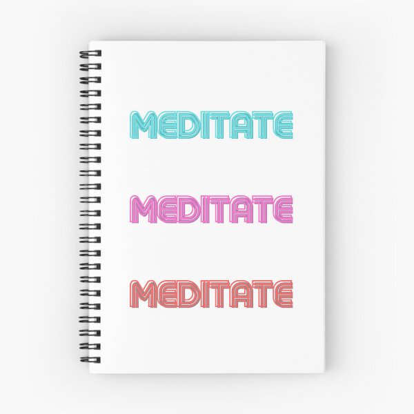 Item preview, Meditate Three Colors Blue, Pink and Red designed and sold by YenaRay.