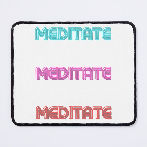 Item preview, Meditate Three Colors Blue, Pink and Red designed and sold by YenaRay.