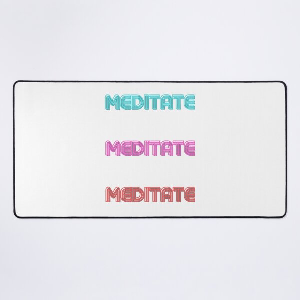 Item preview, Meditate Three Colors Blue, Pink and Red designed and sold by YenaRay.