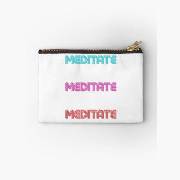 Item preview, Meditate Three Colors Blue, Pink and Red designed and sold by YenaRay.