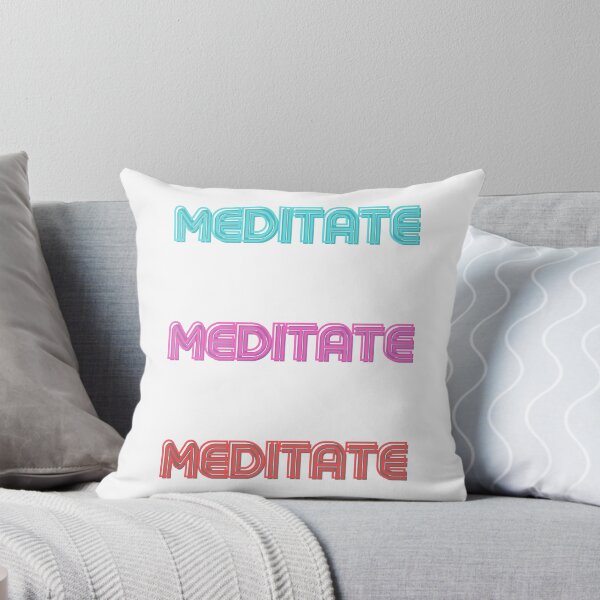 Item preview, Meditate Three Colors Blue, Pink and Red designed and sold by YenaRay.