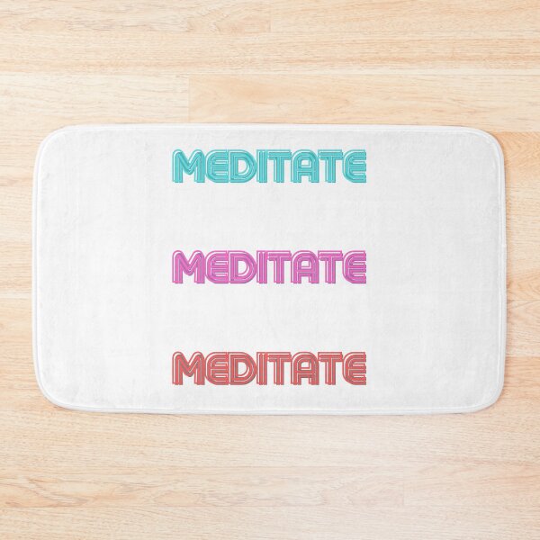 Item preview, Meditate Three Colors Blue, Pink and Red designed and sold by YenaRay.