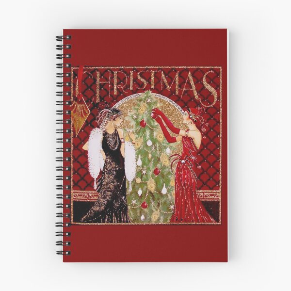 Item preview, FLAPPERS : Vintage Decorating A Christmas Tree Print designed and sold by posterbobs.