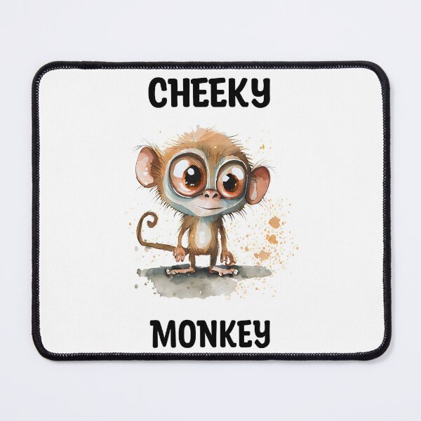 Item preview, Cheeky Monkey Cute Watercolor Monkey Design designed and sold by CGSGraphics.